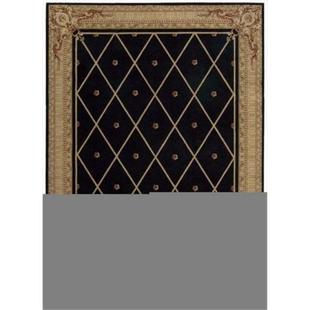 NOURISON Ashton House Area Rug Collection Black 7 Ft 9 In. X 10 Ft 10 In. Rectangle 99446264572